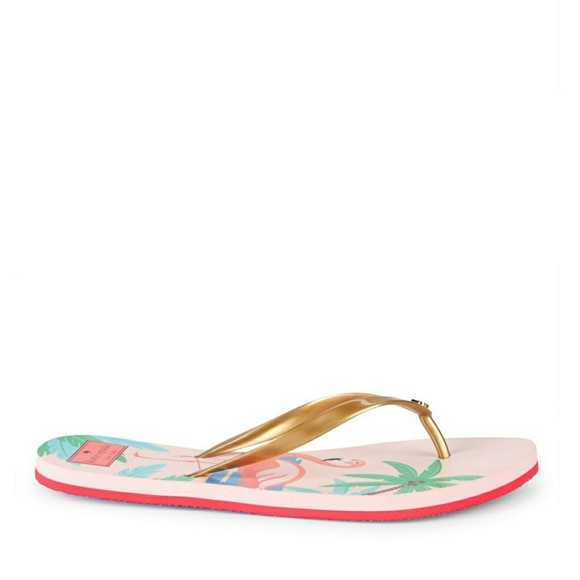 New! KATE SPADE Nassau Thong Sandals Flip Flops - Picture 5 of 6